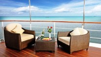 Motor Yacht Amnesia Aft Deck 2